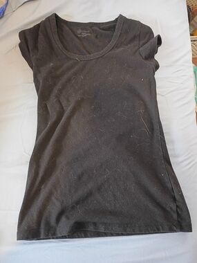 No Boundaries Black Short Sleeve Scoop Neck Tee